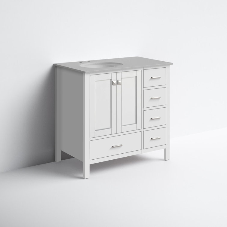 Matias Full 36" Single Bathroom Vanity Set & Reviews Joss & Main